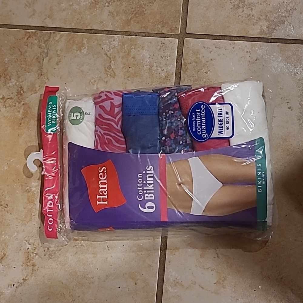 Hanes cotton bikinis